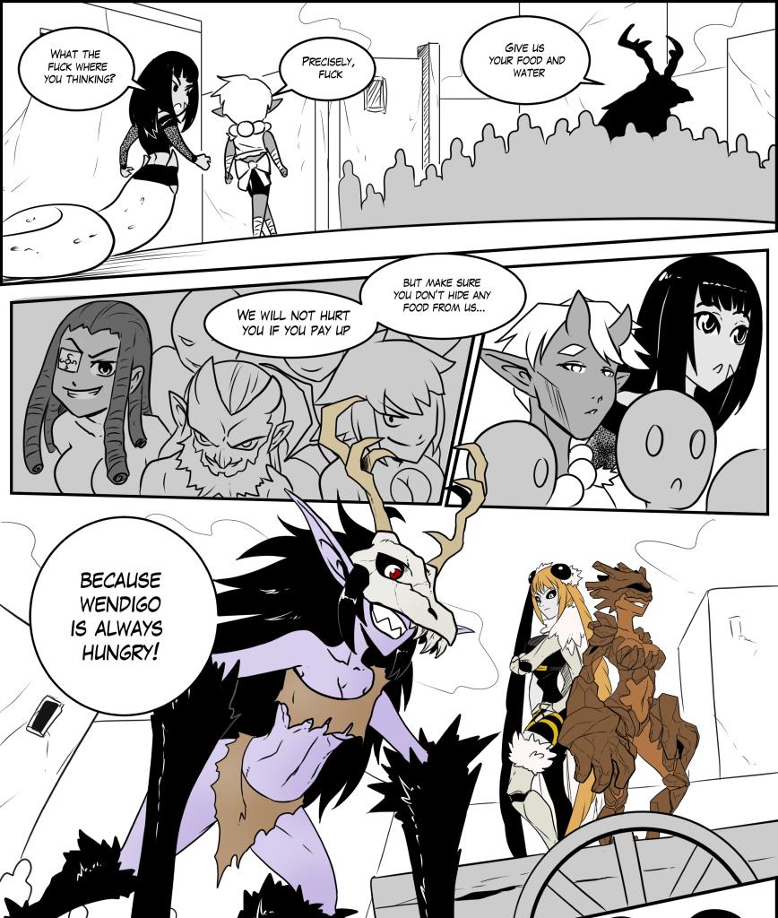 Monster girls on tour - Episode 167, Page 1: Page 167